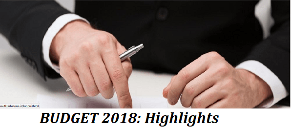 Budget 2018: Highlights