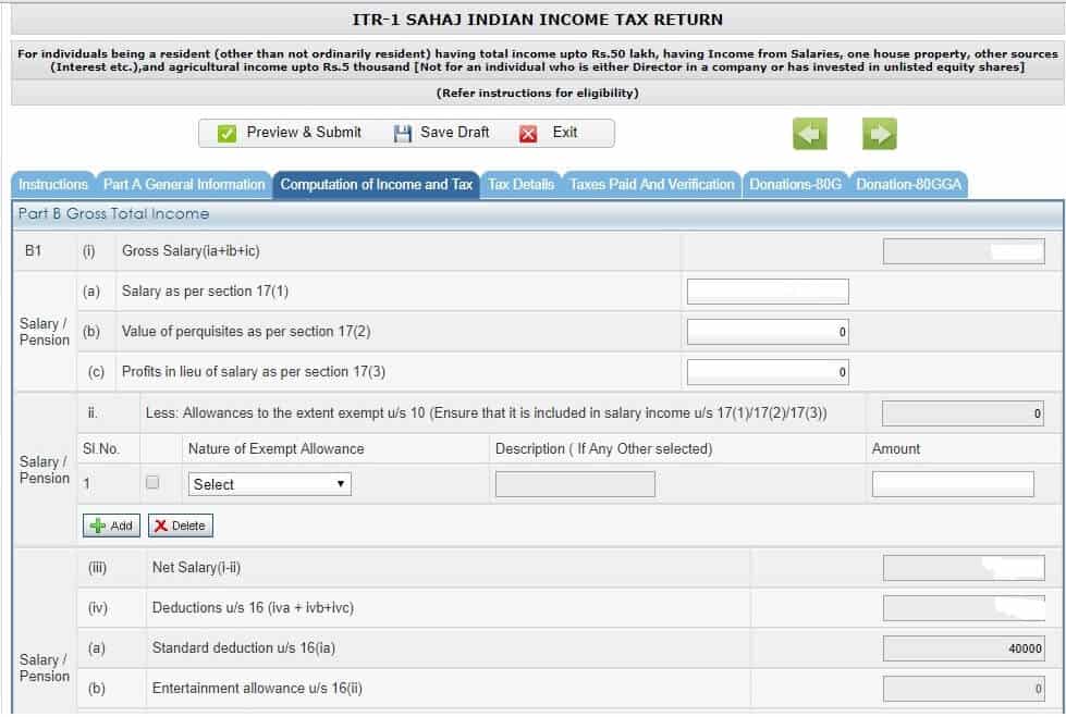 income tax itr download